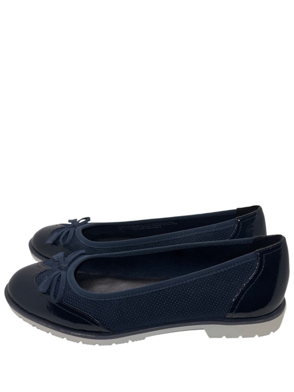 Marco Tozzi Vegan Leather Flats Oxford Style Shoes Navy Blue Women’s EU 39 US 9